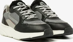 zwarte via vai lage sneakers vic celia