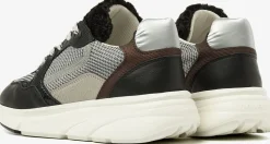 zwarte via vai lage sneakers vic celia