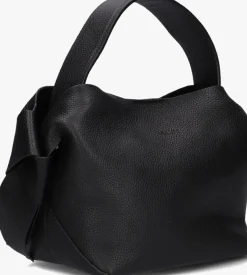 zwarte via vai schoudertas nodo fabi