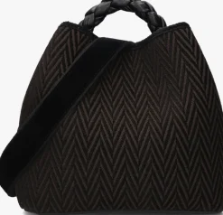 zwarte viamailbag schoudertas coral