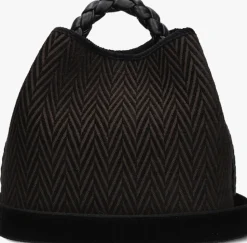 zwarte viamailbag schoudertas coral