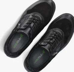 zwarte waldlaufer lage sneakers k funky