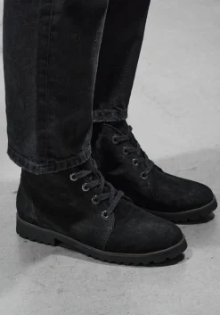 zwarte waldlaufer veterboots h elisa