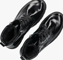 zwarte waldlaufer veterboots lak h rits booty
