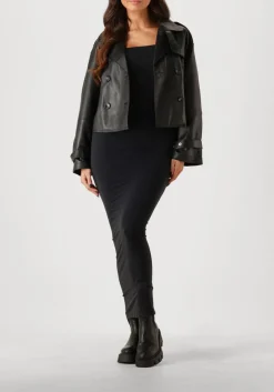 zwarte wolford maxi jurk fatal dress