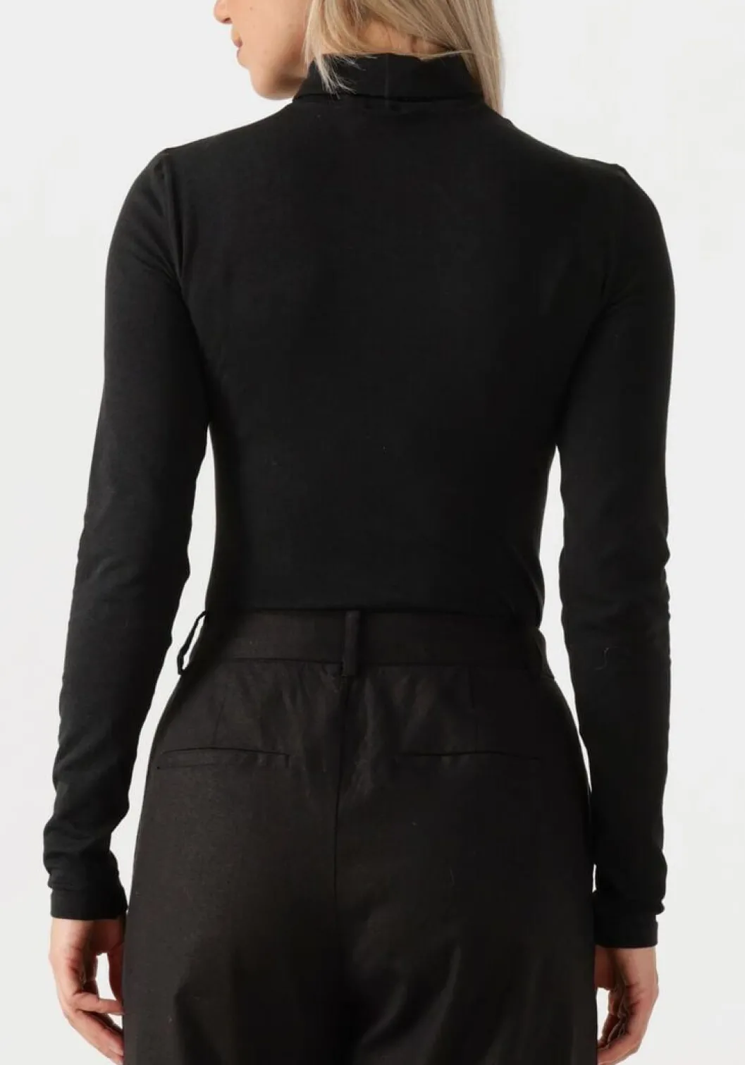 zwarte wolford top colorado string body