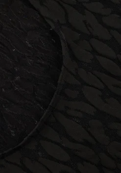 zwarte wolford top leo string body