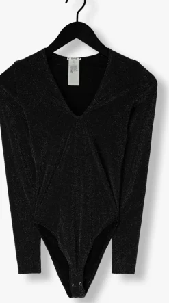 zwarte wolford top shimmer body