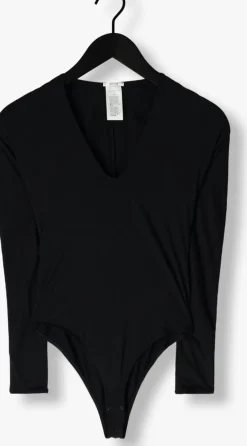 zwarte wolford top the v neck body