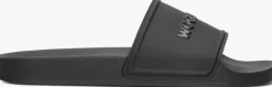 zwarte woolrich badslippers slide sandal