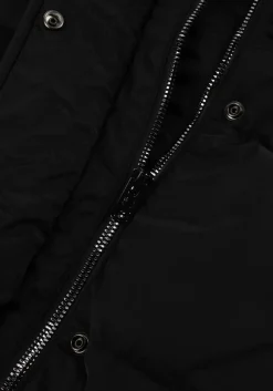 zwarte woolrich gewatteerde jas kelly jacket