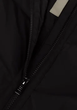 zwarte woolrich gewatteerde jas shirley jacket