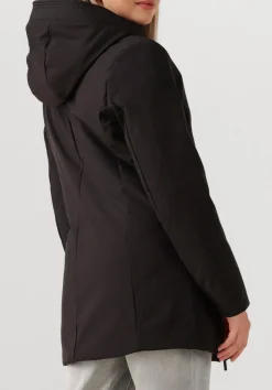 zwarte woolrich jack firth down parka