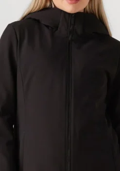 zwarte woolrich jack firth down parka