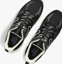 zwarte woolrich lage sneakers running man