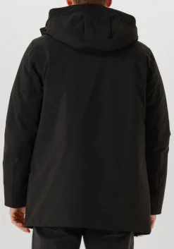 zwarte woolrich parka's stretch arctic parka