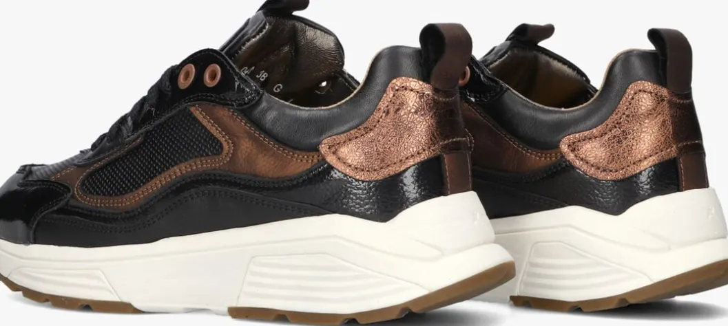 zwarte xsensible lage sneakers milau